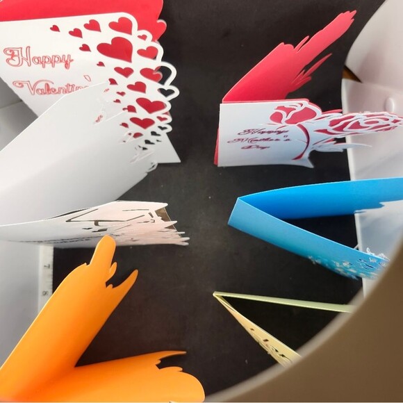 Hand Crafted Colorful All Occasoin Cards Set of 12 - Picture 14 of 16